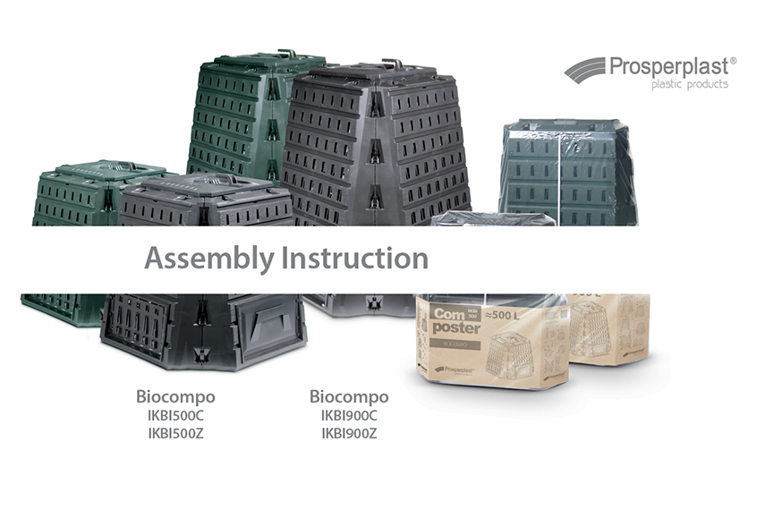 Jak zmontować kompostownik Biocompo IKBI500, IKBI900?