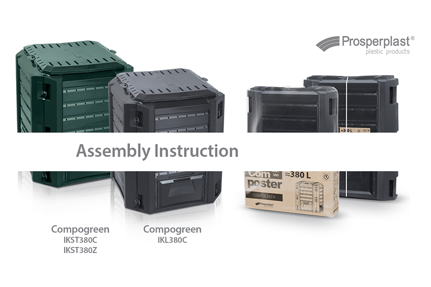 Jak zmontować kompostownik Compogreen IKST380, IKL380?